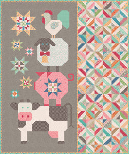 RESERVATION - Farmer's Daughter Farmyard Friends Quilt Kit by Lori Holt