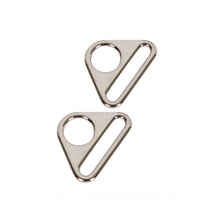 Load image into Gallery viewer, Triangle Ring Flat 1-1/2in Nickel - Set of Two by ByAnnie