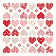 Letters to Cupid Heartwarming Boxed Quilt Kit by My Mind's Eye
