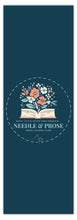 Load image into Gallery viewer, Needle and Prose Book Lovers Club Bookmark by Happy Little Stitch Shop