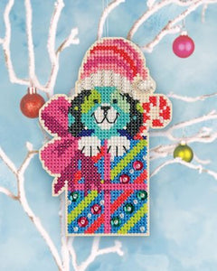 Puppy Present Christmas Ornaments by Satsuma Street