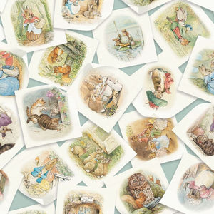 Peter Rabbit and Friends Main Blue by Beatrix Potter