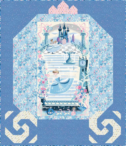RESERVATION - Wishes Cinderella's Carriage Panel Boxed Quilt Kit by Jill Howarth