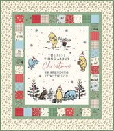 RESERVATION - Winnie-the-Pooh Christmas Christmas with You Panel Quilt Kit by Echo Park Paper Co.