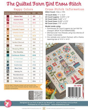 Load image into Gallery viewer, The Quilted Farm Girl Cross Stitch by Lori Holt