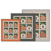 Load image into Gallery viewer, RESERVATION - Pumpkin and Licorice Autumn Quilt Seeds Machine Embroidery USB Pattern by Lori Holt