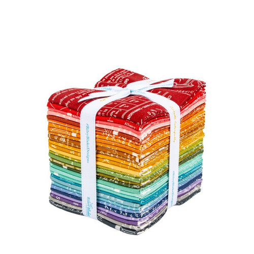 TYPE/ography Colors Fat Quarter Bundle (A) by Lori Holt