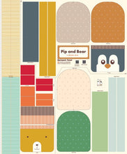 Load image into Gallery viewer, RESERVATION - Ashmere Pip and Bear Backpack Panel by Minki Kim