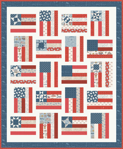 RESERVATION - Independence Fly the Flag Quilt Kit by The RBD Designers