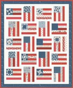 RESERVATION - Independence Fly the Flag Quilt Kit by The RBD Designers