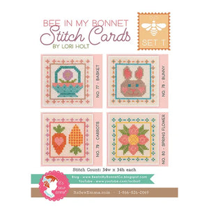 Bee In My Bonnet Stitch Cards - Set T by Lori Holt
