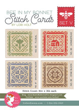 Load image into Gallery viewer, Bee in my Bonnet Stitch Cards - Set V by Lori Holt