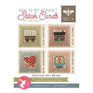 Bee in My Bonnet Stitch Cards - Set X by Lori Holt