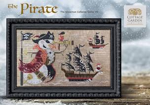 Snowman Collector Series The Pirate by Cottage Garden Samplings
