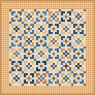 RESERVATION - Denim and Daisy Charmed Table Topper/Baby Quilt Boxed Quilt Kit by Lori Holt