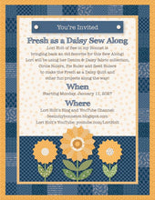 Load image into Gallery viewer, RESERVATION - Denim and Daisy Fresh as a Daisy Sew Along Boxed Quilt Kit by Lori Holt