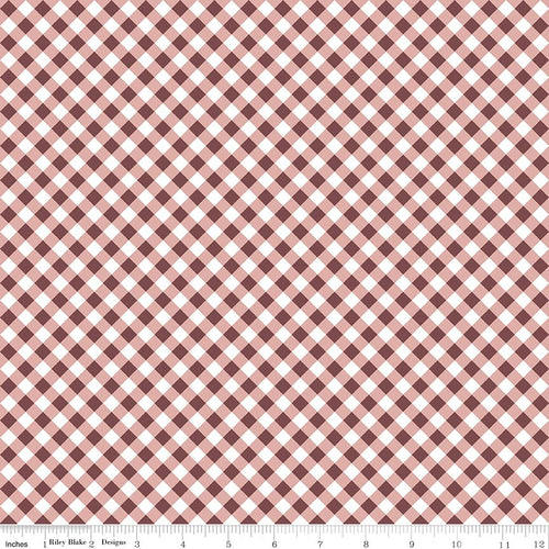 A Walk on the Prairie Gingham Dusty Rose by Modern Prairie