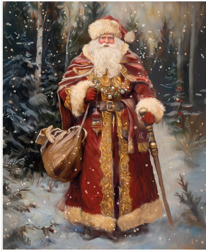 RESERVATION - Picture a Christmas II Victorian Santa Panel by The RBD Designers