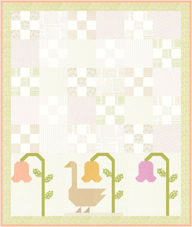 RESERVATION - Summer's End Gertrude Baby Version Quilt Kit by Fig Tree and Co.