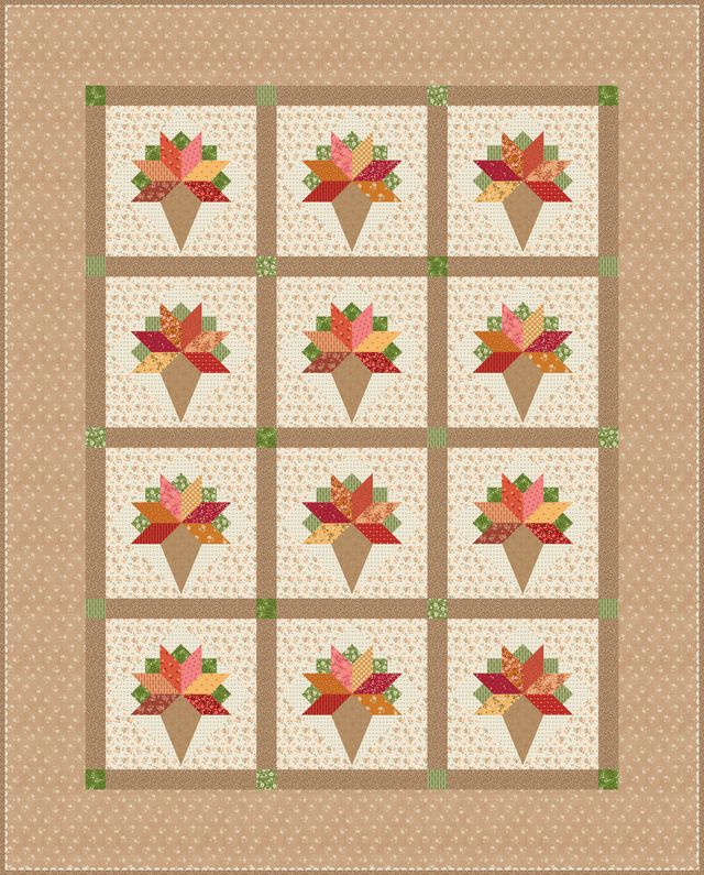 RESERVATION - Baked With Love Cornucopia Quilt Kit by Lori Holt