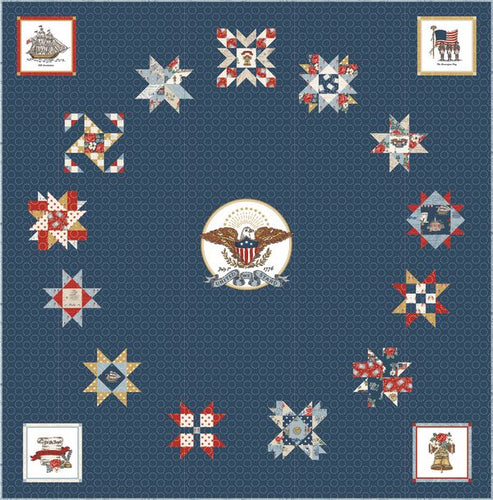 RESERVATION - Independence American Independence BOM Boxed Quilt Kit by The RBD Designers