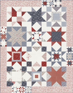 RESERVATION - Independence Day Seeing Stars Boxed Quilt Kit by Sweetwater