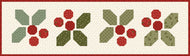 Christmas Greetings Holly-Day Cheer Runner and Pillow Boxed Kit by Sandy Gervais