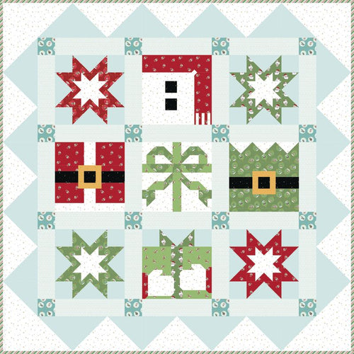 RESERVATION - Claus and Co. Festive Friends Quilt Kit by Melissa Mortenson