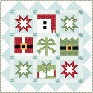 RESERVATION - Claus and Co. Festive Friends Quilt Kit by Melissa Mortenson