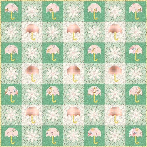 RESERVATION - Cotton Nook Chance of Rain Quilt Kit by Minki Kim