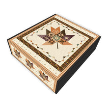 Load image into Gallery viewer, RESERVATION - The Awe of Autumn Pressed Leaves Boxed Quilt Kit by Sandy Gervais