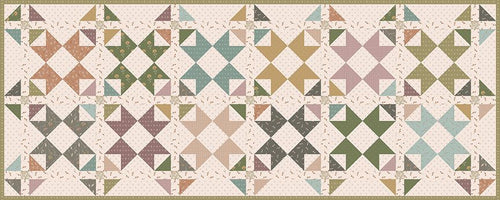Threads of Grace Threaded Star Runner Fabric Kit by Kassidy Grace