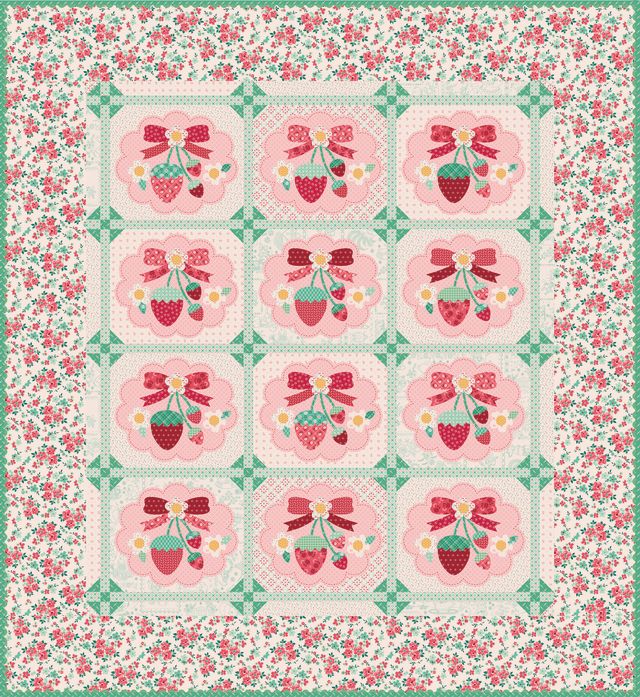 RESERVATION - Berry and Sage Strawberry Crush Sew Along Boxed