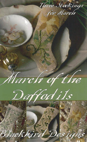 Monthly Stockings - March of the Daffodils by Blackbird Designs