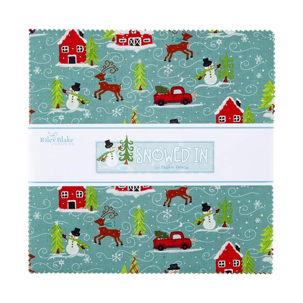 Snowed In 10 Inch Stacker by Heather Peterson