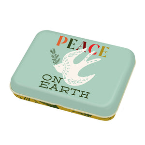 Cheer and Merriment - Peace Small Tin by Fancy That Design House