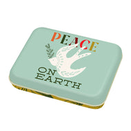 Cheer and Merriment - Peace Small Tin by Fancy That Design House