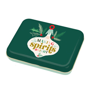 Cheer and Merriment - Spirits Bright Tin by Fancy That Design House