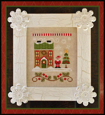 Santa's Village - Santa's House by Country Cottage Needleworks
