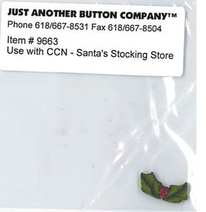 Santa's Village - Stocking Store Buttons by Just Another Button Company