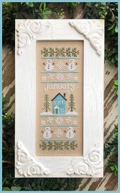 Sampler of the Month - January Sampler by Country Cottage Needleworks