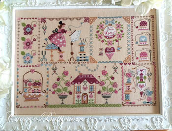 Stitching in Quilt by Cuoree Batticuore