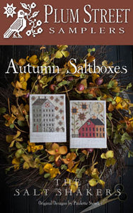 Autumn Saltboxes by Plum Street Samplers