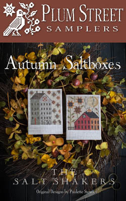 Autumn Saltboxes by Plum Street Samplers