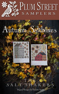 Autumn Saltboxes by Plum Street Samplers