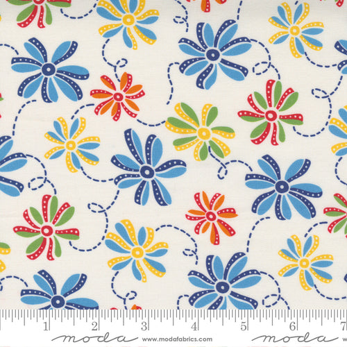Story Time - Ribbon Daisy White by American Jane
