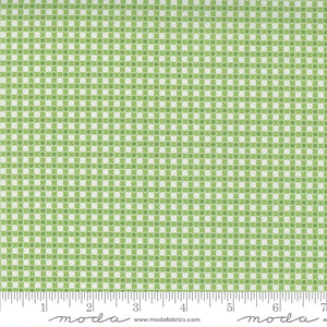 Story Time - Dotted Check Green by American Jane