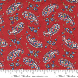Belle Isle - Farmhouse Paisley Red by Minick and Simpson