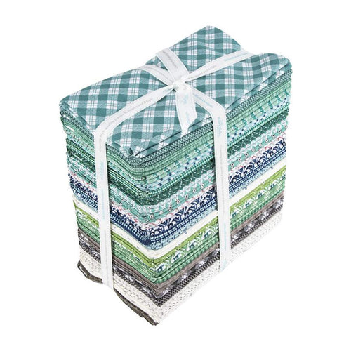 Bee Plaids - 1-Yard Bundle Teal by Lori Holt