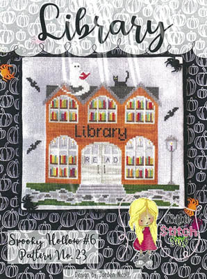 Spooky Hollow 6 - Library by Little Stitch Girl